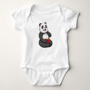 Panda met Bowl Ramen Romper