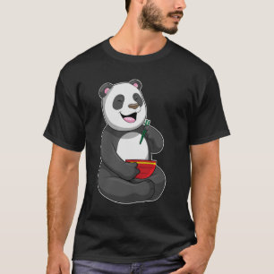 Panda met Bowl Ramen T-shirt