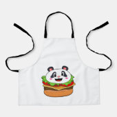 Panda met Burger Schort (Voorkant)