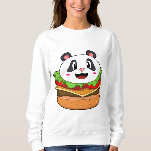 Panda met Burger Trui (Voorkant)