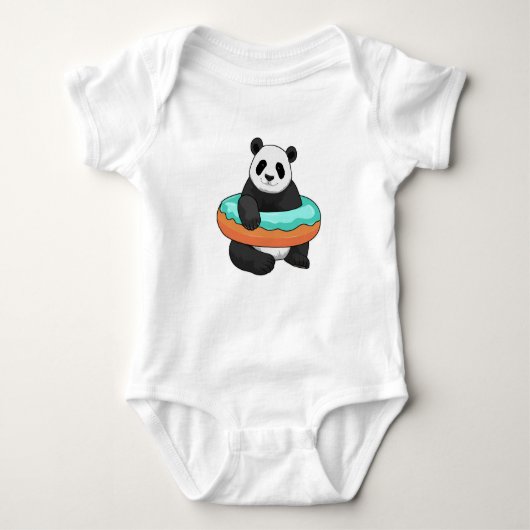 Panda met Donut Romper (Voorkant)