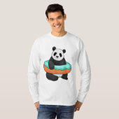 Panda met Donut T-shirt (Voorkant volledig)