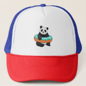 Panda met Donut Trucker Pet (Voorkant)