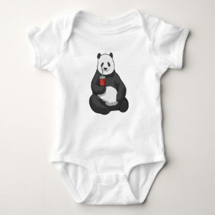 Panda met Drink Romper