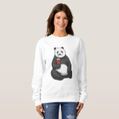 Panda met Drink Trui (Voorkant volledig)