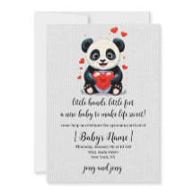 Panda met een Hart - Lief schilderij