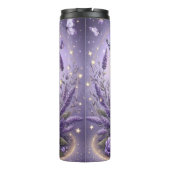 Panda met een kroon van bloemen thermosbeker (Achterkant)