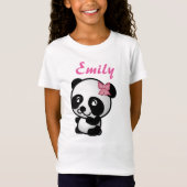 Panda met een roze Shirt (Voorkant)