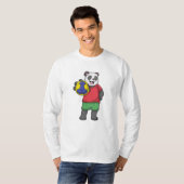 Panda met Handbalsport T-shirt (Voorkant volledig)