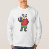 Panda met Handbalsport T-shirt (Voorkant)