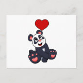 Panda met Hart Briefkaart (Voorkant)