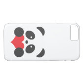 Panda met hart Case-Mate iPhone case (Achterkant (Horizontaal))