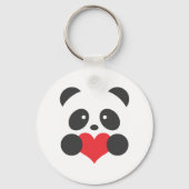 Panda met hart sleutelhanger (Voorkant)
