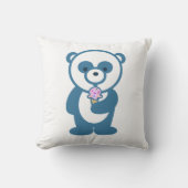 Panda met ijskap kussen (Voorkant)