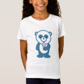 Panda met ijskap t-shirt (Voorkant)