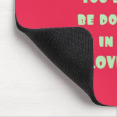 Panda met Inspirerend liefdescitaat Muismat (Hoek)