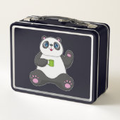 Panda met koffie-mok (Achterkant)