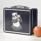 Panda met koffie om te gaan (In situ)