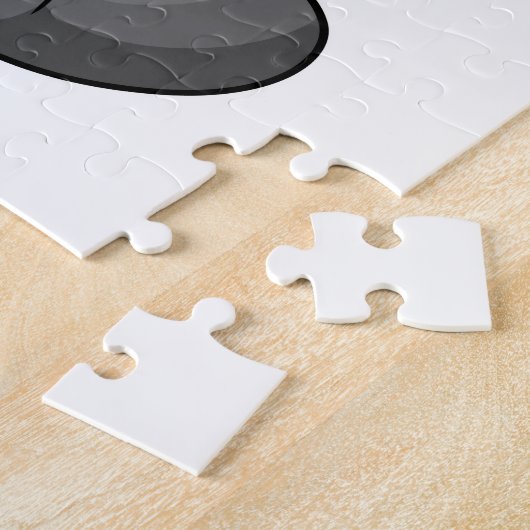 Panda met koffie om te gaan legpuzzel (Zijkant)