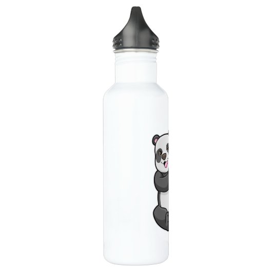 Panda met koffie om te gaan waterfles  (Links)