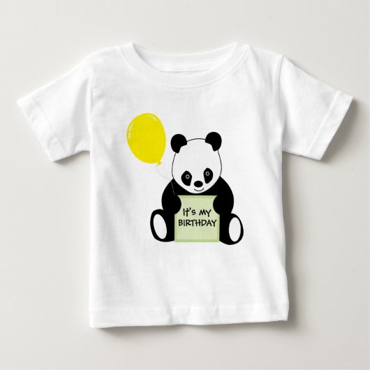 Panda met naam Ballon Age & Meer (Voorkant)
