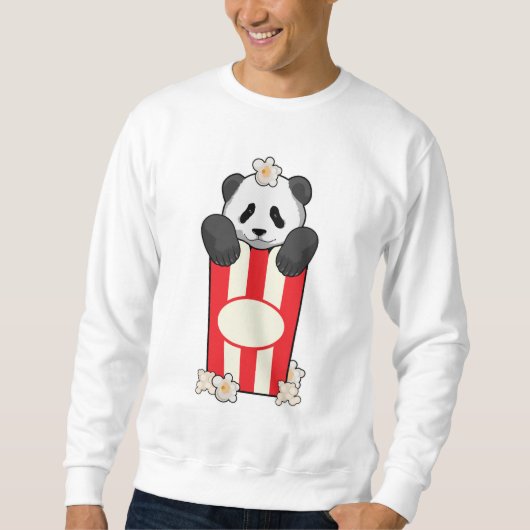 Panda met Popcorn Trui (Voorkant)