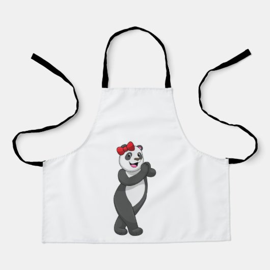 Panda met Ribbon Schort (Voorkant)