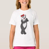 Panda met Ribbon T-shirt (Voorkant)