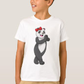 Panda met Ribbon T-shirt (Voorkant)