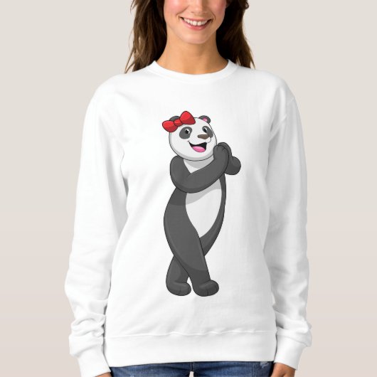 Panda met Ribbon Trui (Voorkant)