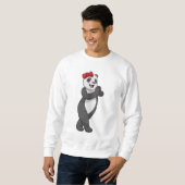 Panda met Ribbon Trui (Voorkant volledig)