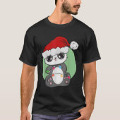 Panda met Santa Envirotalist zoöloog Otaku Anim T-shirt (Voorkant)