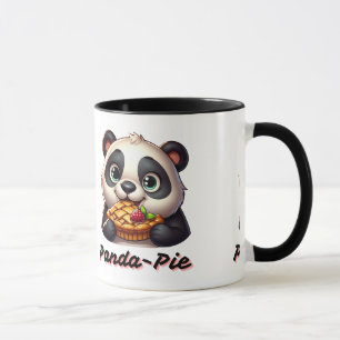 Panda met taart - Schattigee Kawaii Animal Foodie  Mok