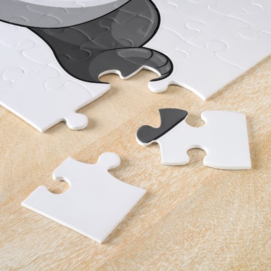 Panda met Tea Cup Legpuzzel (Zijkant)