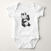 Panda met Tea Cup Romper (Voorkant)