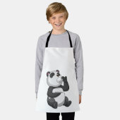 Panda met Tea Cup Schort (Gedragen)