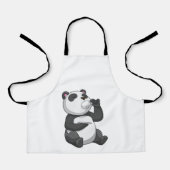 Panda met Tea Cup Schort (Voorkant)
