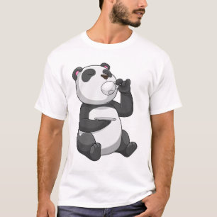 Panda met Tea Cup T-shirt