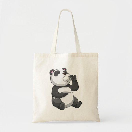 Panda met Tea Cup Tote Bag (Voorkant)