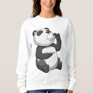 Panda met Tea Cup Trui