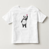 Panda met Tulip Kinder Shirts (Voorkant)