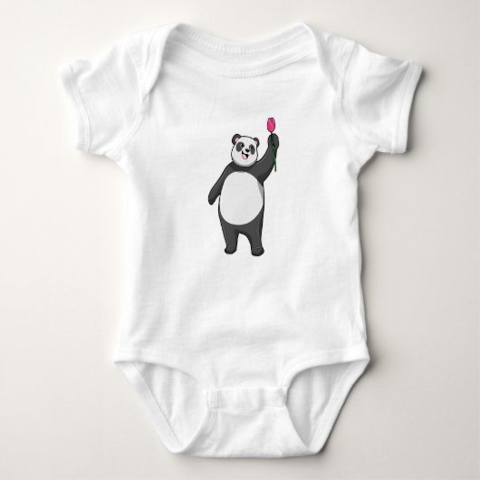 Panda met Tulip Romper (Voorkant)