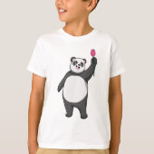 Panda met Tulip T-shirt (Voorkant)