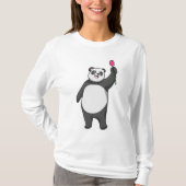Panda met Tulip T-shirt (Voorkant)