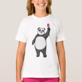 Panda met Tulip T-shirt (Voorkant)