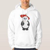 Panda met Umbrella Hoodie (Voorkant)