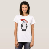 Panda met Umbrella T-shirt (Voorkant volledig)