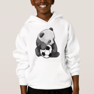 Panda met voetbal