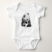 Panda met Voetbal Romper (Voorkant)