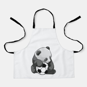 Panda met Voetbal Schort